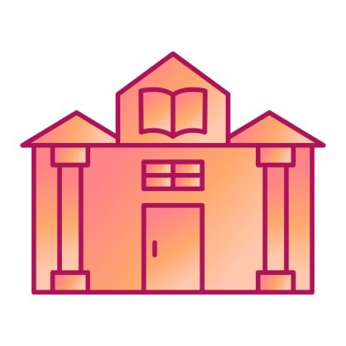 Modern yapı simgesinin vektör illüstrasyonu