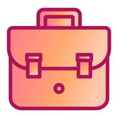 Çanta. Web simgesi basit tasarım