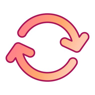 Okun ikon vektör illüstrasyonunu tazele