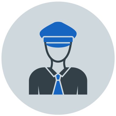 Şapkalı bir adamın vektör çizimi