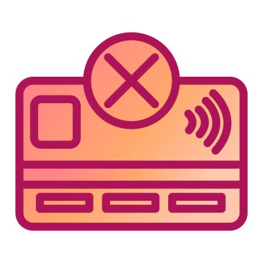 Kredi kartı vektör simgesi