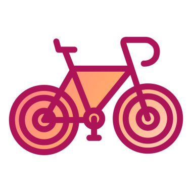 bisiklet ikonu vektör illüstrasyonu