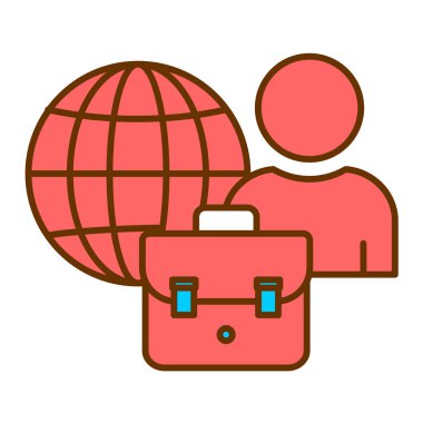 iş ve finans hattı ikon vektör illüstrasyon tasarımı