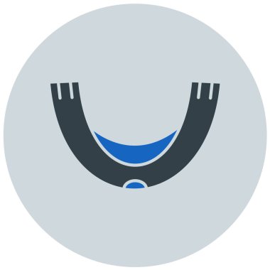 Modern b 'nin vektör illüstrasyonu eksik simgesi