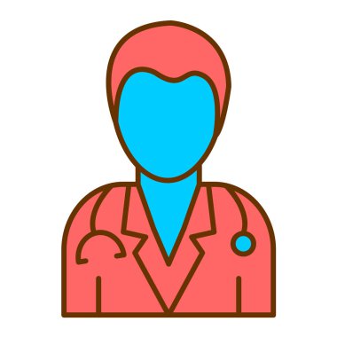 doktor vektör illüstrasyonu