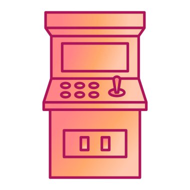 Oyun Konsolu modern ikon vektör çizimi 