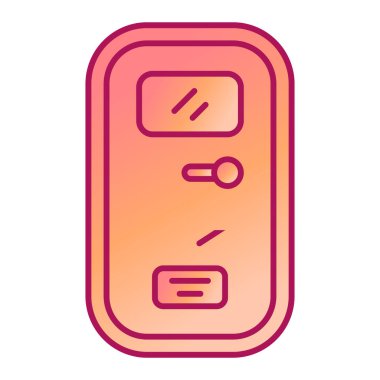 cep telefonu ikonu vektör illüstrasyonu