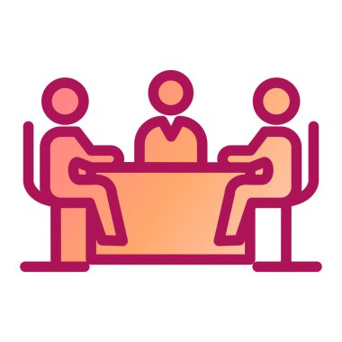 iş takımı simgesi vektör illüstrasyonu