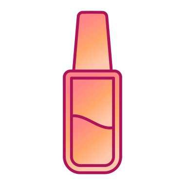 Tırnak cilası simgesi vektör illüstrasyon tasarımı