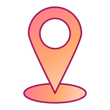 Harita işaretleyici simgesi. Konum kodu. gps navigasyon sembolü.