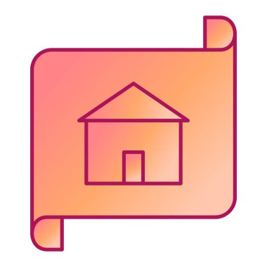 ev simgesi vektör illüstrasyonu