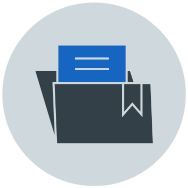 Belge. Web simgesi basit illüstrasyon