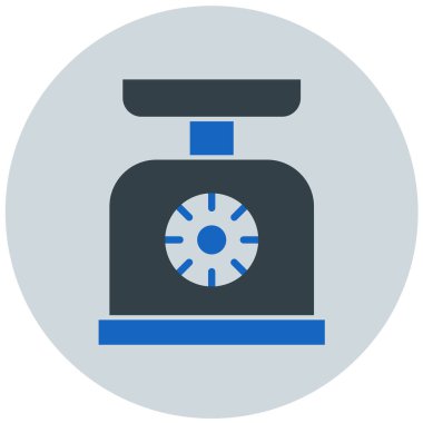 Mutfak pulları ikonu. Web için ölçek vektör simgelerinin özet çizimi