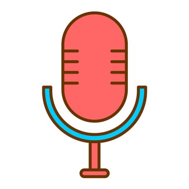 mic vektör simgesi simgesi