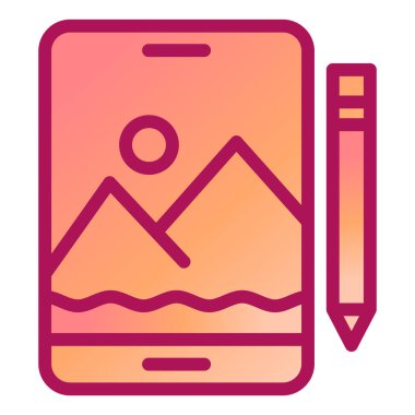 seo modern simgesinin vektör illüstrasyonu