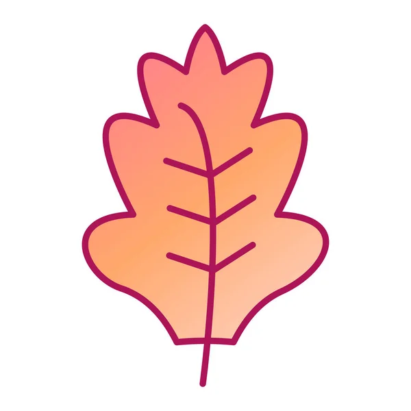 Autumn Leaf Icon Vector Illustration Design — Stock Vector