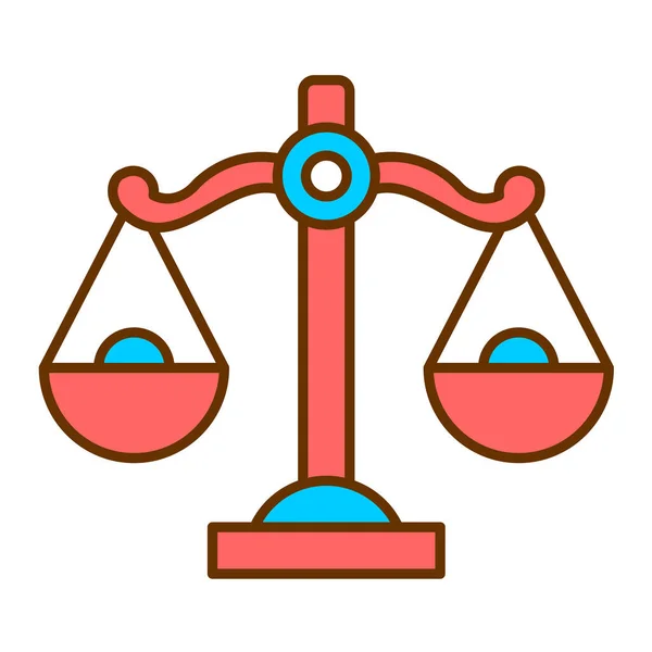Εικονογράφηση Φορέα Δικαίου Και Δικαιοσύνης — Διανυσματικό Αρχείο