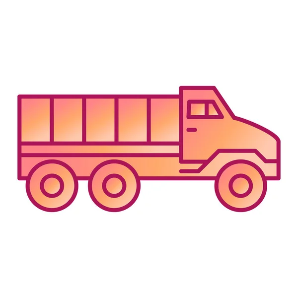 Lkw Web Symbol Einfache Illustration — Stockvektor