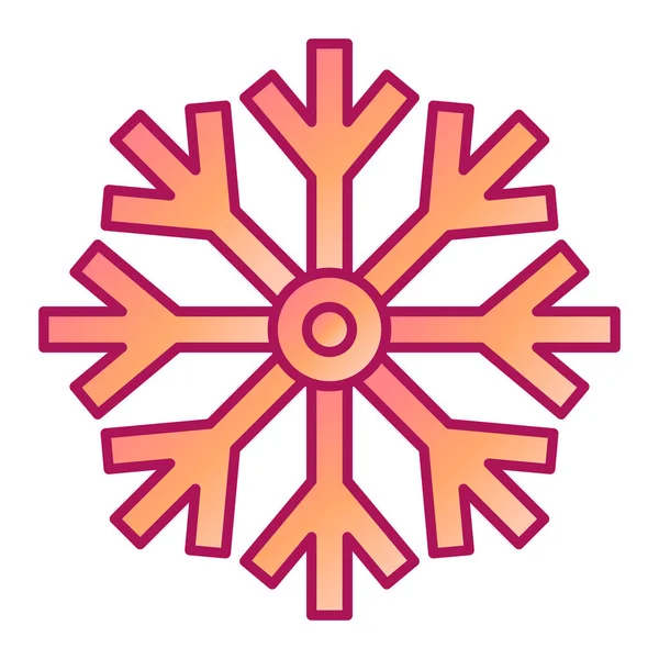 Copo Nieve Icono Vector Ilustración — Archivo Imágenes Vectoriales