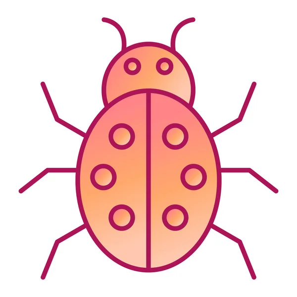 Ladybug Icon Vector Illustration — Stock Vector