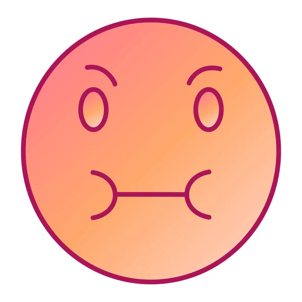 Cara Triste Emoticono Icono Vector Ilustración Diseño — Vector de stock