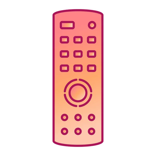 Remote Control Icon Flat Design — Stock Vector