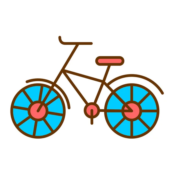 自転車アイコンベクトルイラスト — ストックベクタ