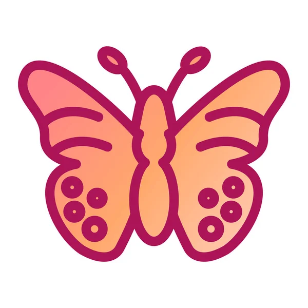 Schmetterling Moderne Ikone Vektor Illustration — Stockvektor