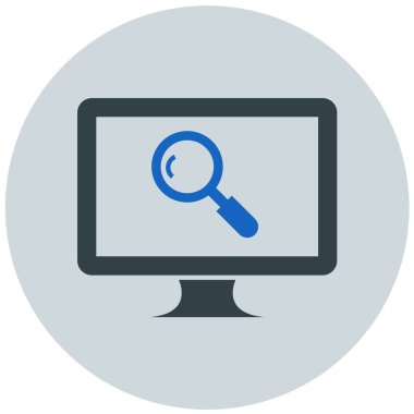 Ara. Web simgesi basit illüstrasyon