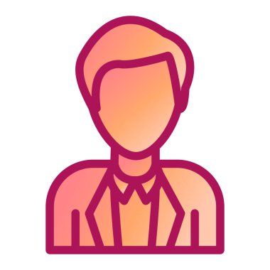 avatar. Web simgesi basit illüstrasyon