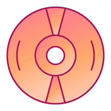 cd disk simgesi vektör illüstrasyon grafik tasarımı