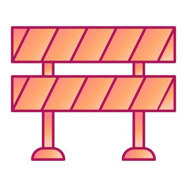 Yol simgesi vektör illüstrasyonu