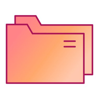 Dosya. Web simgesi basit illüstrasyon