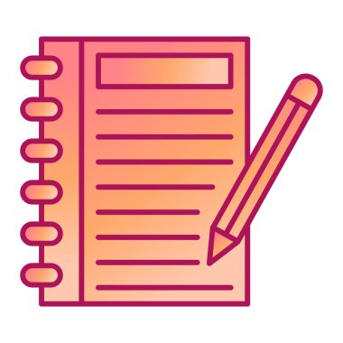 kalem simgesi vektör illüstrasyon tasarımı içeren dizüstü bilgisayar