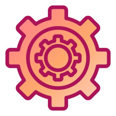 Teçhizat Web simgesi basit illüstrasyon