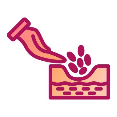 Gıda simgesinin vektör illüstrasyonu