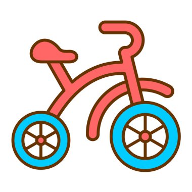 bisiklet ikonu vektör illüstrasyonu