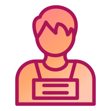 Dizüstü bilgisayarı olan kadın vektör çizimi