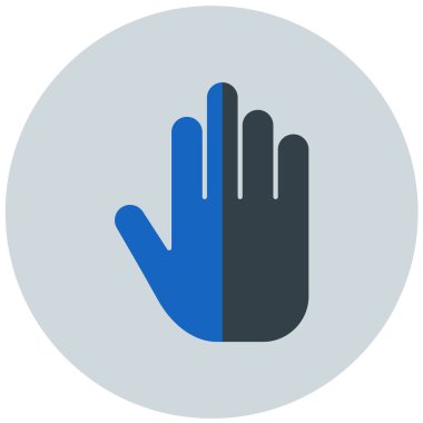 Elini ver. Web simgesi basit illüstrasyon