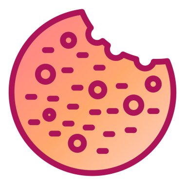 Yemek. Web simgesi basit illüstrasyon