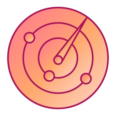 Moda biçimi izole edilmiş arkaplanda hız göstergesi simgesi