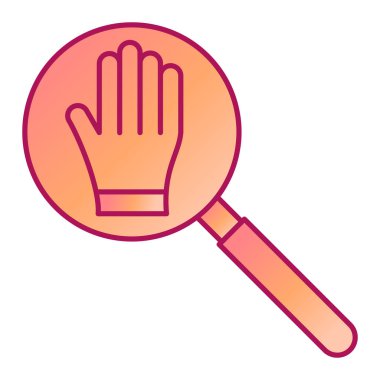 Büyüteç simgesi. beyaz arkaplanda izole edilmiş web tasarımı için arama büyüteç simgeleri çizgi filmi