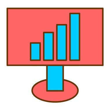 seo modern simgesinin vektör illüstrasyonu