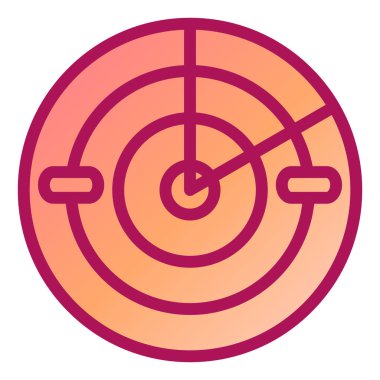 Hedef. Web simgesi basit illüstrasyon