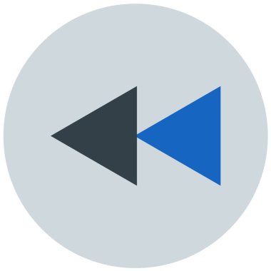 Oynayın. Web simgesi basit illüstrasyon