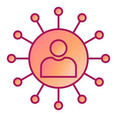 seo modern simgesinin vektör illüstrasyonu