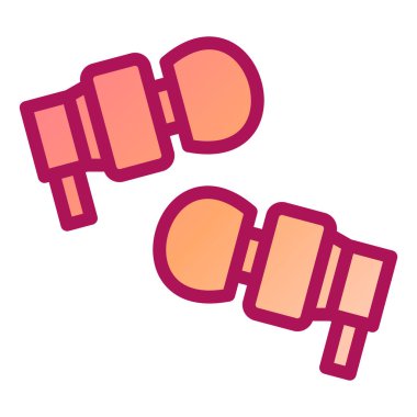 Bir teleskop simgesinin vektör çizimi