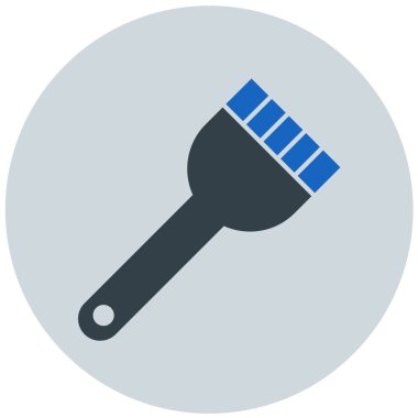 boya fırçası ikonu. vektör illüstrasyonu