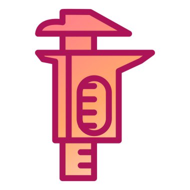 İnşaat. Web simgesi basit illüstrasyon