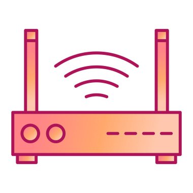 yönlendirici vektör düz renk simgesi